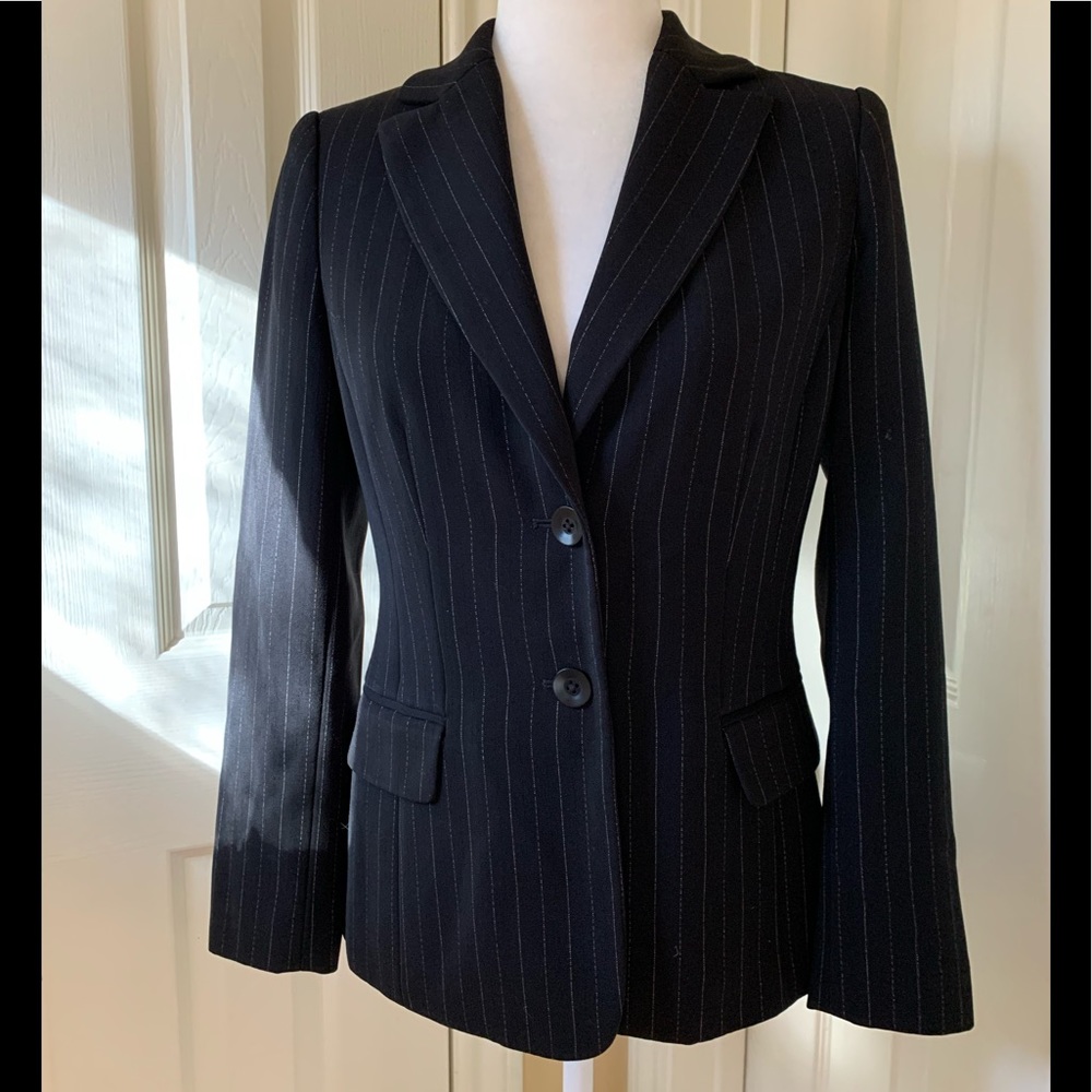 Caslon pinstripe two button Jacket.